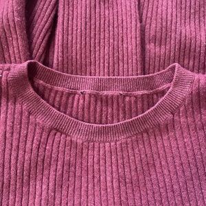 Eileen Fisher 100% cashmere Pink Crew Neck Sweater